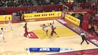 🏀迪亚洛46+12+6 布朗46+5 张宁被驱逐 山西险胜广厦